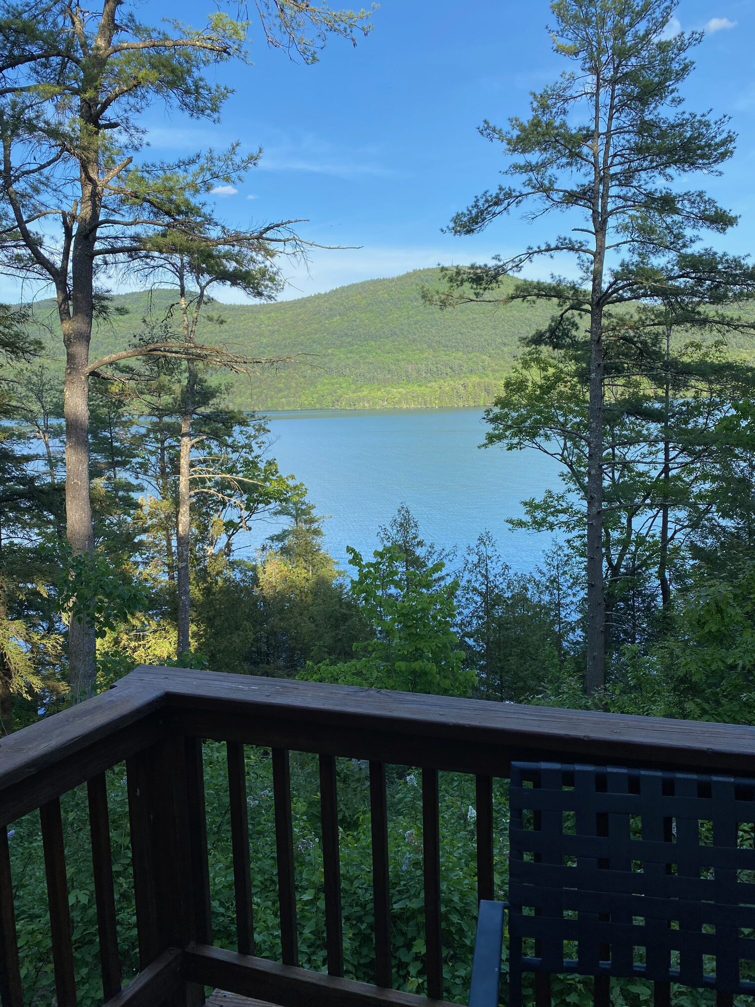 View from the balcony at the Lakehouse